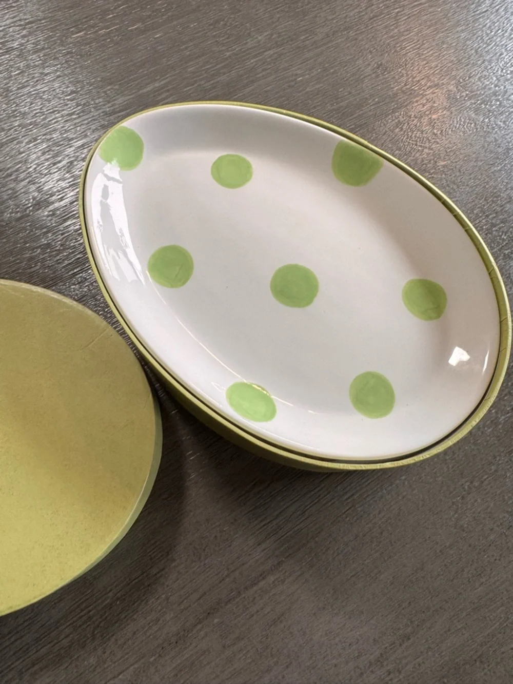 Vintage set plates